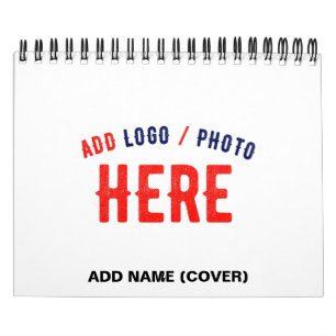 STYLISH MODERN CUSTOMIZABLE WHITE VERIFIED BRANDED CALENDAR