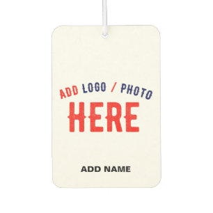 STYLISH MODERN CUSTOMIZABLE WHITE VERIFIED BRANDED CAR AIR FRESHENER