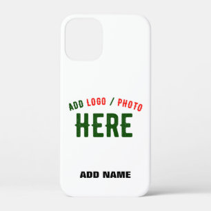 STYLISH MODERN CUSTOMIZABLE WHITE VERIFIED BRANDED iPhone 12 MINI CASE