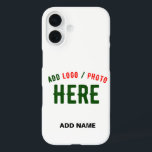 STYLISH MODERN CUSTOMIZABLE WHITE VERIFIED BRANDED iPhone 16 CASE<br><div class="desc">THIS IS A DESIGN FITTING FOR EVERYONE.YOU CAN CHANGE, RESIZE OR ADD LOGO, PHOTO, TEXT AND COLOURS THE WAY YOU LIKE.THANK YOU.</div>