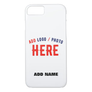 STYLISH MODERN CUSTOMIZABLE WHITE VERIFIED BRANDED iPhone 8/7 CASE