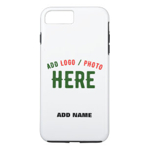 STYLISH MODERN CUSTOMIZABLE WHITE VERIFIED BRANDED iPhone 8 PLUS/7 PLUS CASE