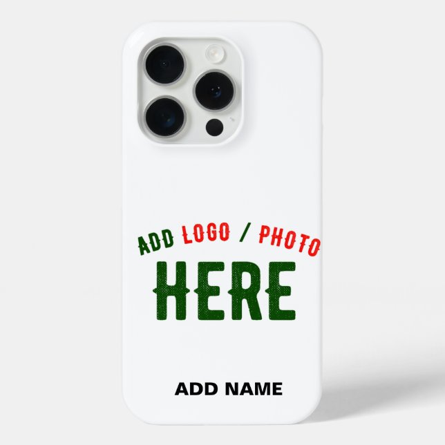 STYLISH MODERN CUSTOMIZABLE WHITE VERIFIED BRANDED Case-Mate iPhone CASE (Back)