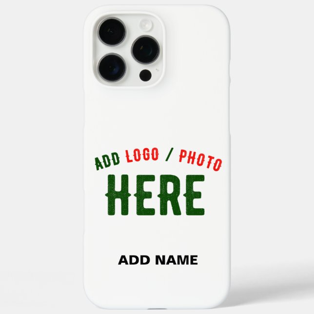 STYLISH MODERN CUSTOMIZABLE WHITE VERIFIED BRANDED Case-Mate iPhone CASE (Back)