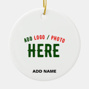 STYLISH MODERN CUSTOMIZABLE WHITE VERIFIED BRANDED CERAMIC ORNAMENT