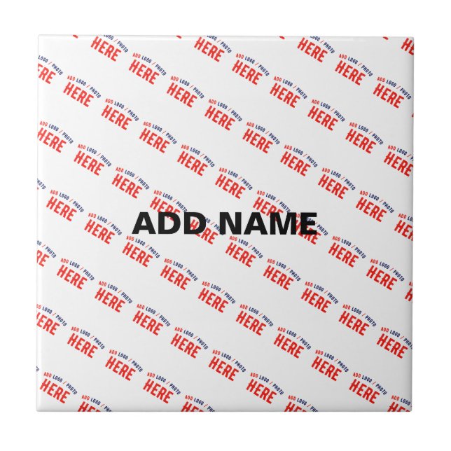 STYLISH MODERN CUSTOMIZABLE WHITE VERIFIED BRANDED CERAMIC TILE (Front)