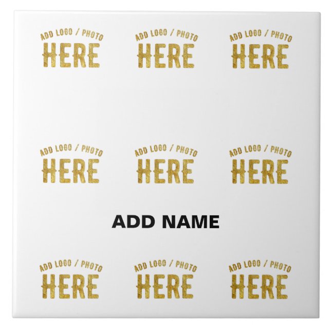 STYLISH MODERN CUSTOMIZABLE WHITE VERIFIED BRANDED CERAMIC TILE (Front)