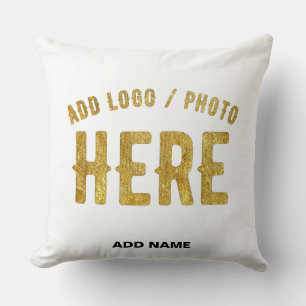 STYLISH MODERN CUSTOMIZABLE WHITE VERIFIED BRANDED CUSHION