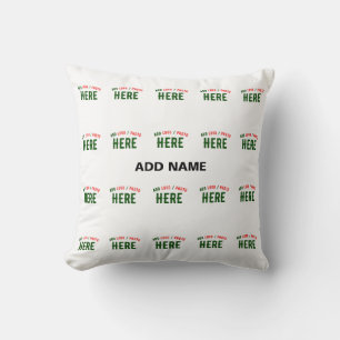 STYLISH MODERN CUSTOMIZABLE WHITE VERIFIED BRANDED CUSHION