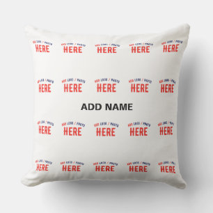 STYLISH MODERN CUSTOMIZABLE WHITE VERIFIED BRANDED CUSHION