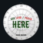 STYLISH MODERN CUSTOMIZABLE WHITE VERIFIED BRANDED DARTBOARD<br><div class="desc">THIS IS A DESIGN FITTING FOR CUSTOMERS.YOU CAN CHANGE, RESIZE OR ADD LOGO, PHOTO, TEXT AND COLOURS THE WAY YOU LIKE.THANK YOU.</div>