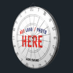 STYLISH MODERN CUSTOMIZABLE WHITE VERIFIED BRANDED DARTBOARD<br><div class="desc">THIS IS A DESIGN FITTING FOR EVERYONE.YOU CAN CHANGE, RESIZE OR ADD LOGO, PHOTO, TEXT AND COLOURS THE WAY YOU LIKE.THANK YOU.</div>