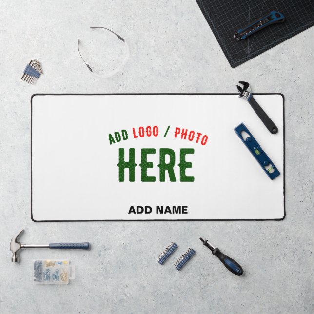 STYLISH MODERN CUSTOMIZABLE WHITE VERIFIED BRANDED DESK MAT (Workstation)