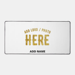 STYLISH MODERN CUSTOMIZABLE WHITE VERIFIED BRANDED DESK MAT