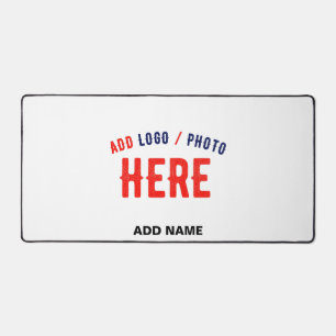 STYLISH MODERN CUSTOMIZABLE WHITE VERIFIED BRANDED DESK MAT