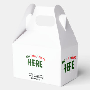 STYLISH MODERN CUSTOMIZABLE WHITE VERIFIED BRANDED FAVOUR BOX