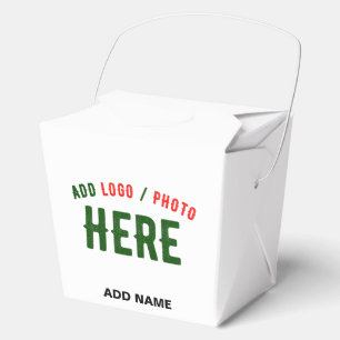 STYLISH MODERN CUSTOMIZABLE WHITE VERIFIED BRANDED FAVOUR BOX