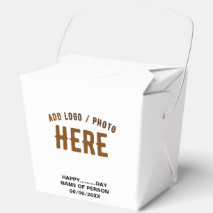 STYLISH MODERN CUSTOMIZABLE WHITE VERIFIED BRANDED FAVOUR BOX