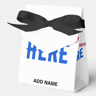 STYLISH MODERN CUSTOMIZABLE WHITE VERIFIED BRANDED FAVOUR BOX