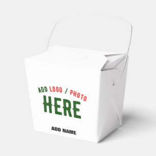 STYLISH MODERN CUSTOMIZABLE WHITE VERIFIED BRANDED FAVOUR BOX