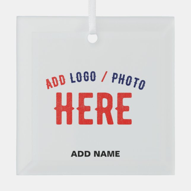 STYLISH MODERN CUSTOMIZABLE WHITE VERIFIED BRANDED GLASS TREE DECORATION (Front)