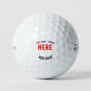 STYLISH MODERN CUSTOMIZABLE WHITE VERIFIED BRANDED GOLF BALLS