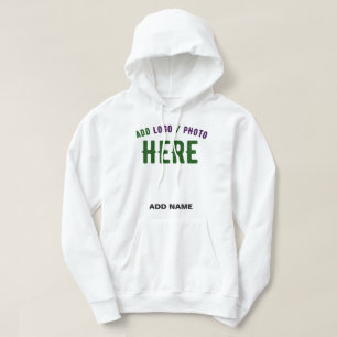STYLISH MODERN CUSTOMIZABLE WHITE VERIFIED BRANDED HOODIE