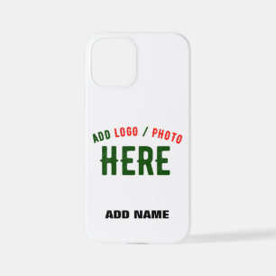 STYLISH MODERN CUSTOMIZABLE WHITE VERIFIED BRANDED iPhone 12 MINI CASE