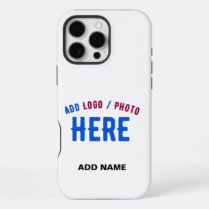 STYLISH MODERN CUSTOMIZABLE WHITE VERIFIED BRANDED iPhone 16 PRO MAX CASE