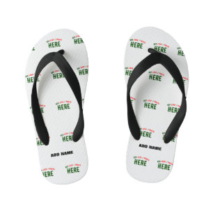 STYLISH MODERN CUSTOMIZABLE WHITE VERIFIED BRANDED KID'S THONGS