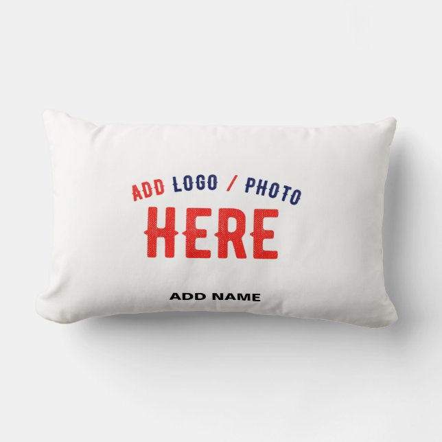 STYLISH MODERN CUSTOMIZABLE WHITE VERIFIED BRANDED LUMBAR CUSHION (Front)