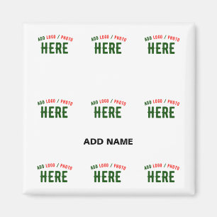STYLISH MODERN CUSTOMIZABLE WHITE VERIFIED BRANDED MAGNET