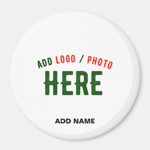 STYLISH MODERN CUSTOMIZABLE WHITE VERIFIED BRANDED MAGNET