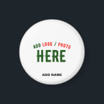 STYLISH MODERN CUSTOMIZABLE WHITE VERIFIED BRANDED MAGNET<br><div class="desc">THIS IS A DESIGN FITTING FOR CUSTOMERS.YOU CAN CHANGE, RESIZE OR ADD LOGO, PHOTO, TEXT AND COLOURS THE WAY YOU LIKE.THANK YOU.</div>