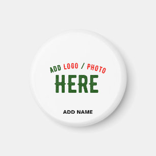 STYLISH MODERN CUSTOMIZABLE WHITE VERIFIED BRANDED MAGNET
