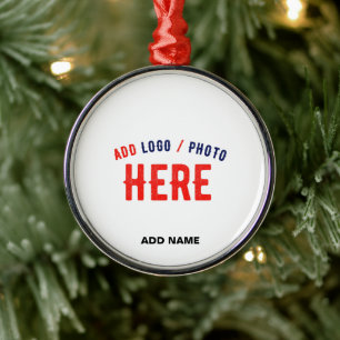 STYLISH MODERN CUSTOMIZABLE WHITE VERIFIED BRANDED METAL ORNAMENT