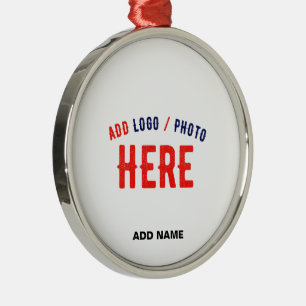 STYLISH MODERN CUSTOMIZABLE WHITE VERIFIED BRANDED METAL ORNAMENT