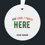 STYLISH MODERN CUSTOMIZABLE WHITE VERIFIED BRANDED ORNAMENT<br><div class="desc">THIS IS A DESIGN FITTING FOR EVERYONE.YOU CAN CHANGE, RESIZE OR ADD LOGO, PHOTO, TEXT AND COLOURS THE WAY YOU LIKE.THANK YOU.</div>