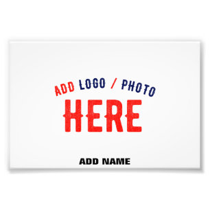 STYLISH MODERN CUSTOMIZABLE WHITE VERIFIED BRANDED PHOTO PRINT