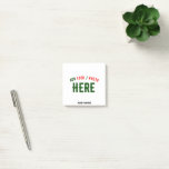 STYLISH MODERN CUSTOMIZABLE WHITE VERIFIED BRANDED POST-IT NOTES<br><div class="desc">THIS IS A DESIGN FITTING FOR EVERYONE.YOU CAN CHANGE, RESIZE OR ADD LOGO, PHOTO, TEXT AND COLOURS THE WAY YOU LIKE.THANK YOU.</div>