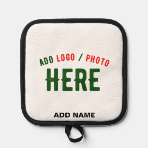STYLISH MODERN CUSTOMIZABLE WHITE VERIFIED BRANDED POT HOLDER