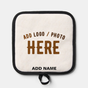 STYLISH MODERN CUSTOMIZABLE WHITE VERIFIED BRANDED POT HOLDER