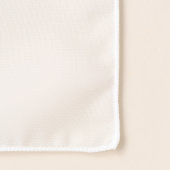 STYLISH MODERN CUSTOMIZABLE WHITE VERIFIED BRANDED SCARF (Detail)