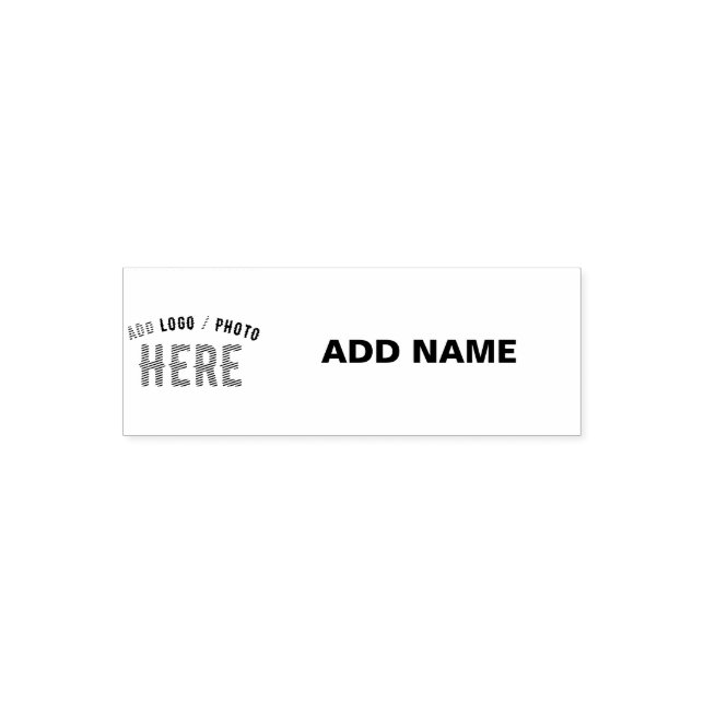 STYLISH MODERN CUSTOMIZABLE WHITE VERIFIED BRANDED SELF-INKING STAMP (Design)