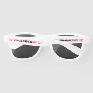 STYLISH MODERN CUSTOMIZABLE WHITE VERIFIED BRANDED SUNGLASSES