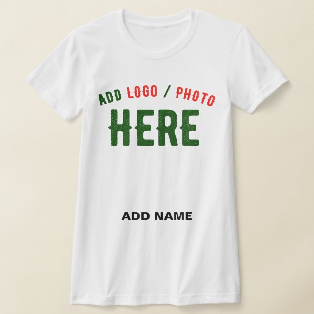 STYLISH MODERN CUSTOMIZABLE WHITE VERIFIED BRANDED T-Shirt (Laydown)