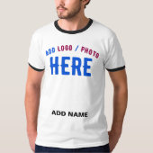STYLISH MODERN CUSTOMIZABLE WHITE VERIFIED BRANDED T-Shirt (Front)