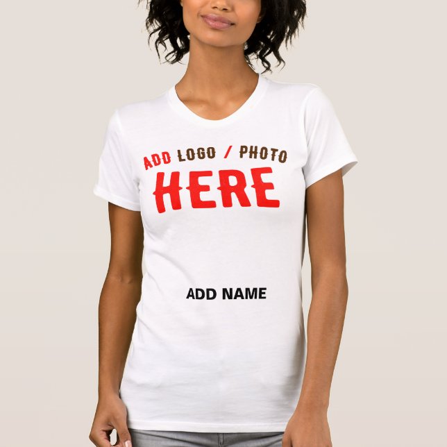STYLISH MODERN CUSTOMIZABLE WHITE VERIFIED BRANDED T-Shirt (Front)