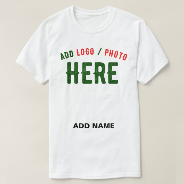 STYLISH MODERN CUSTOMIZABLE WHITE VERIFIED BRANDED T-Shirt (Design Front)