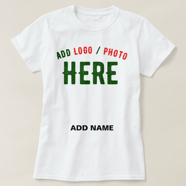 STYLISH MODERN CUSTOMIZABLE WHITE VERIFIED BRANDED T-Shirt (Design Front)